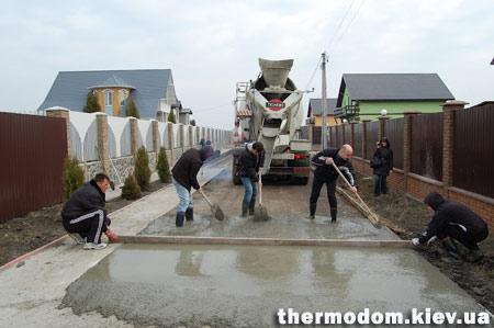 Дорога из бетона