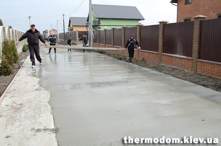 Дорога из бетона