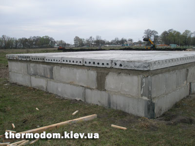 Фундамент термодома